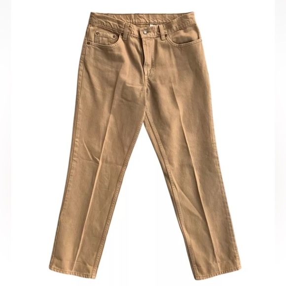 Vintage Levi’s 539 Hiphogger Low Rise Boot Cut Actual (30X30) W29 Beige MINT - Picture 1 of 8